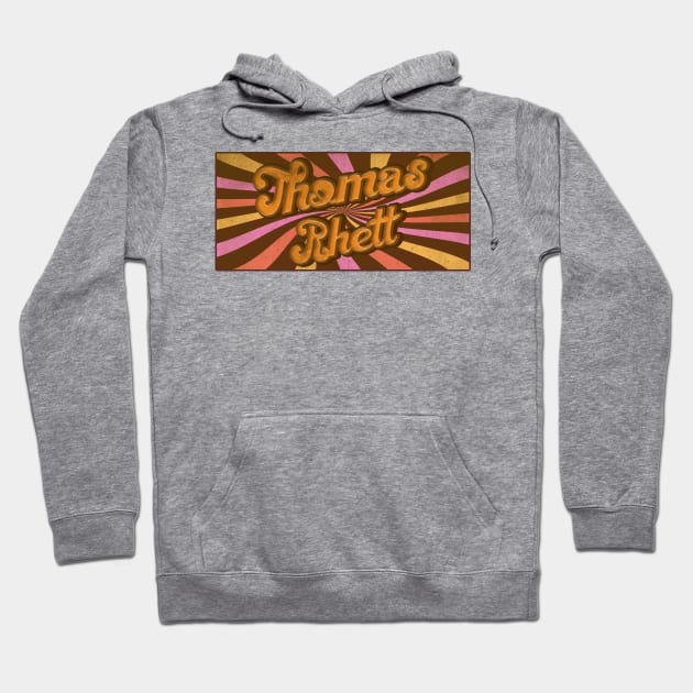 Groovy and Retro Thomas Rhett Hoodie by Itulah Cinta